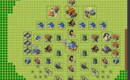 <em>海岛奇兵16本</em>压海岸布局 防坦克胖妹阵型