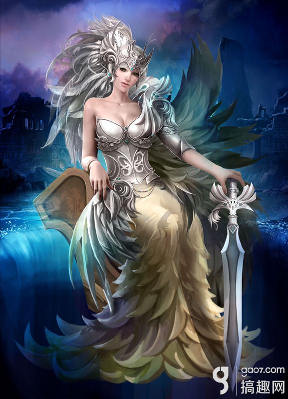 欧洲神曲《圣火英雄传》唯美女神原画曝光