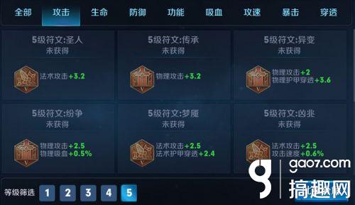 《王者荣耀》战士符文怎么搭配