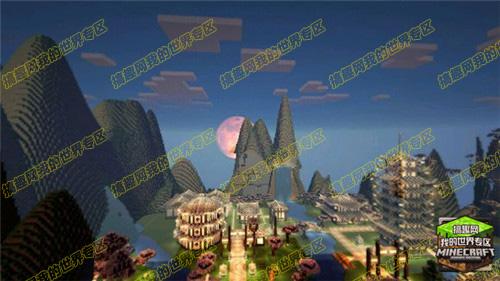 minecraft当个创世神手机版中式村庄建筑存档下载