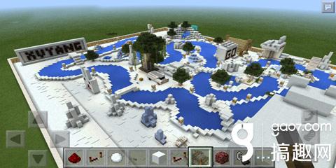 我的世界0 14雪地划船地图下载 搞趣网