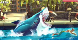 《饥饿鲨：世界》iOS免费下载超级鱼群一口全吃掉